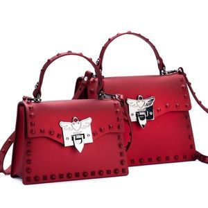 Cross-Body Jelly Handbag Fashion Medium Size